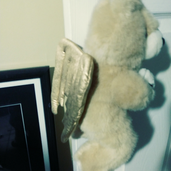 VINTAGE HEAVEN ON EARTH BEAR.🧸🧸🧸A FANTASTIC GIFT GIVING TOY,NEW!! - Picture 3 of 3